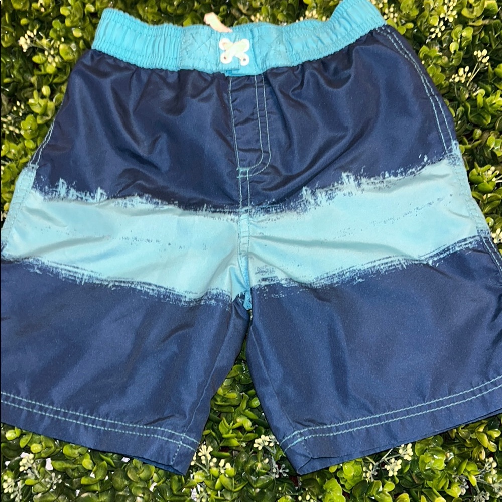 Dx-Xtreme Kids Swim Shorts - Navy and Light Blue